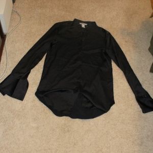 Black Long Sleeve button down Shirt